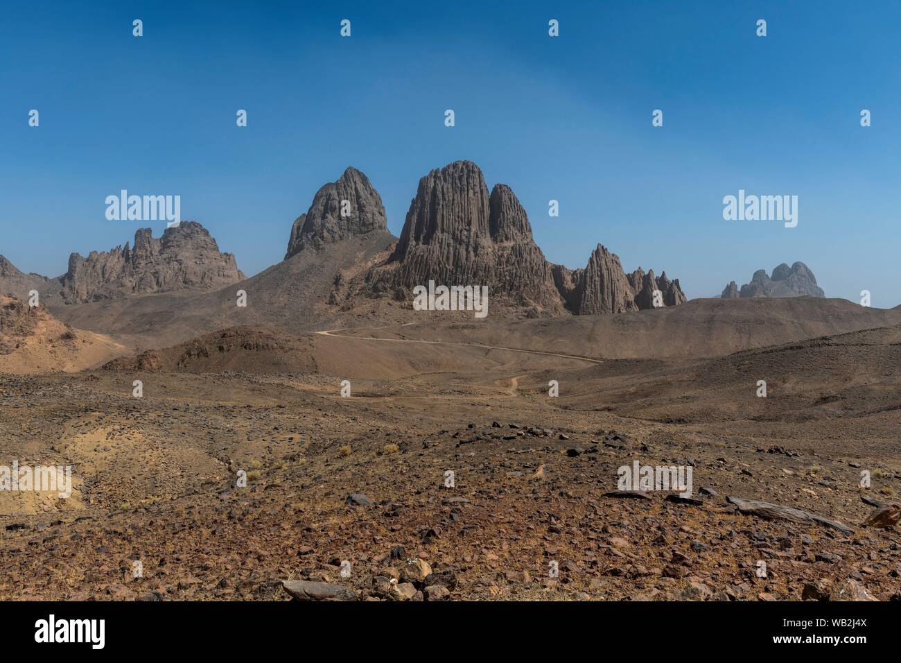 Berge von Assekrem, Tamanrasset, Hoggar Gebirge, Algerien Stockfoto