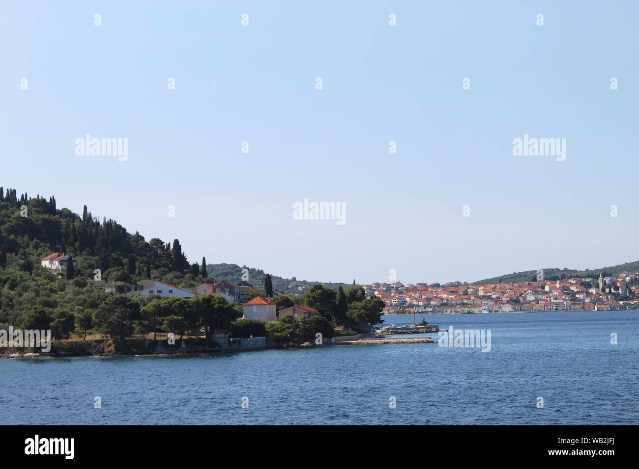 Insel in der Adria, in Kroatien Stockfoto