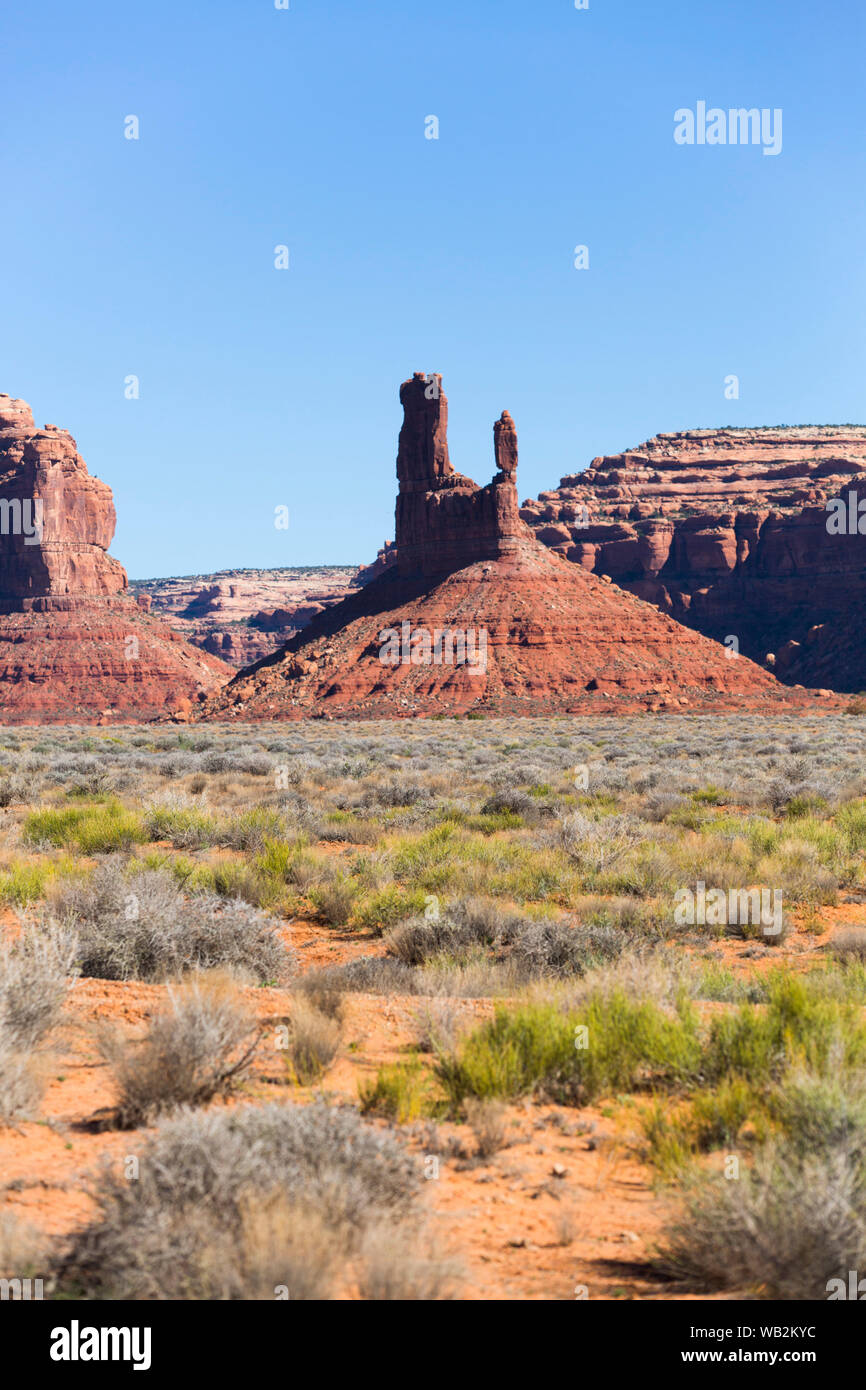 Tal der Götter, Bären Ohren National Monument, Utah, USA Stockfoto