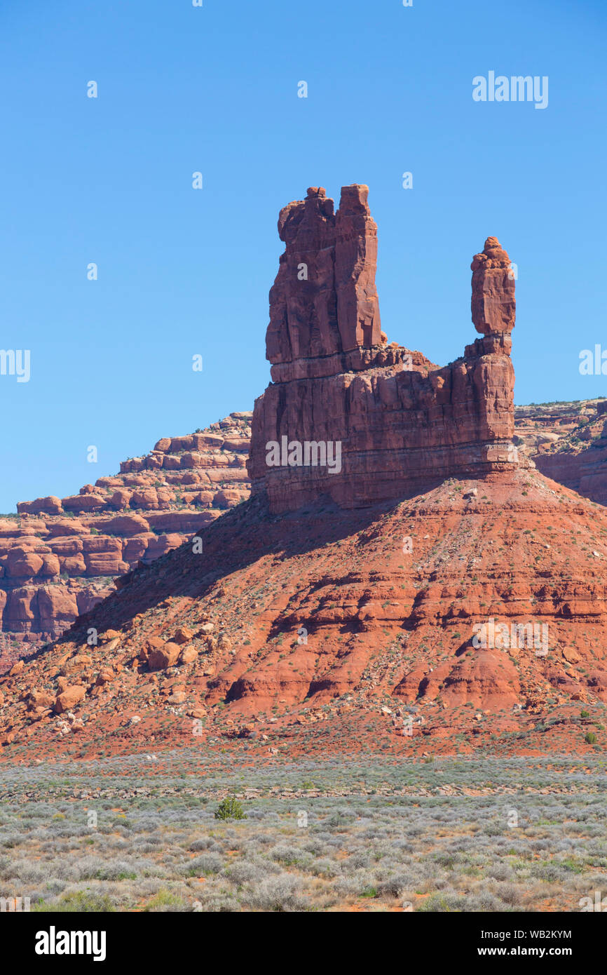 Tal der Götter, Bären Ohren National Monument, Utah, USA Stockfoto