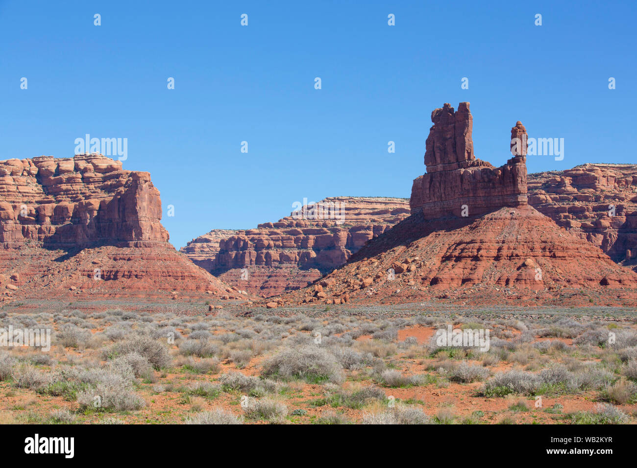 Tal der Götter, Bären Ohren National Monument, Utah, USA Stockfoto