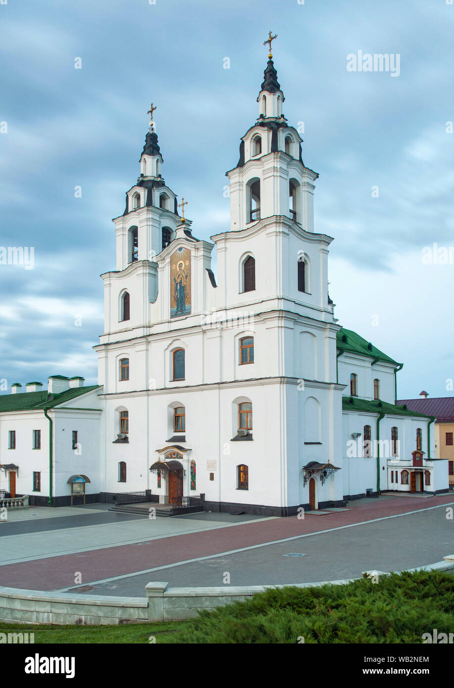 Der Heilige Geist Kathedrale in Minsk, Belarus. Stockfoto
