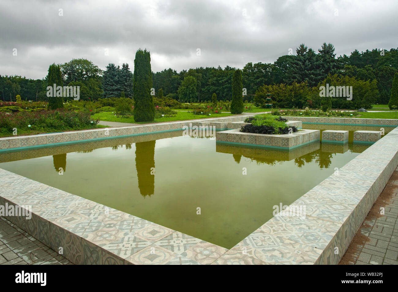 Die Minsker Botanischen Gärten in Minsk, Belarus. Stockfoto