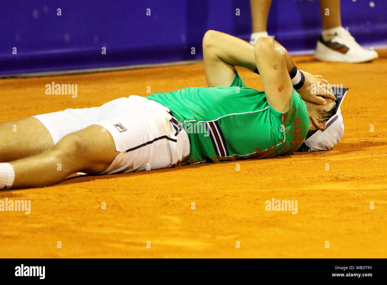 DUSAN LAJOVIC (SRB) während der Atp 250-Plava Laguna Kroatien Umag (Finale), Zagabria (Kroatien), Italien, 21. Jul 2019, Tennis Internationals Stockfoto