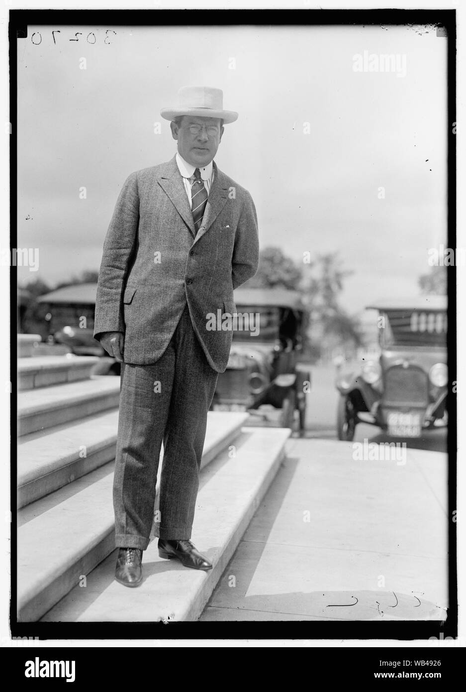 EDGE, Walter Evans. Gouverneur von New Jersey, 1917-1919; SENATOR, 1919 - Abstract / Medium: 1 Negativ: Glas; 5 x 7 in. oder kleiner Stockfoto