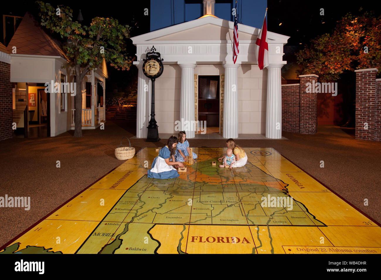 Earlyworks Children's Museum, der Süden größte Hands-on History Museum, in Huntsville, Alabama Stockfoto