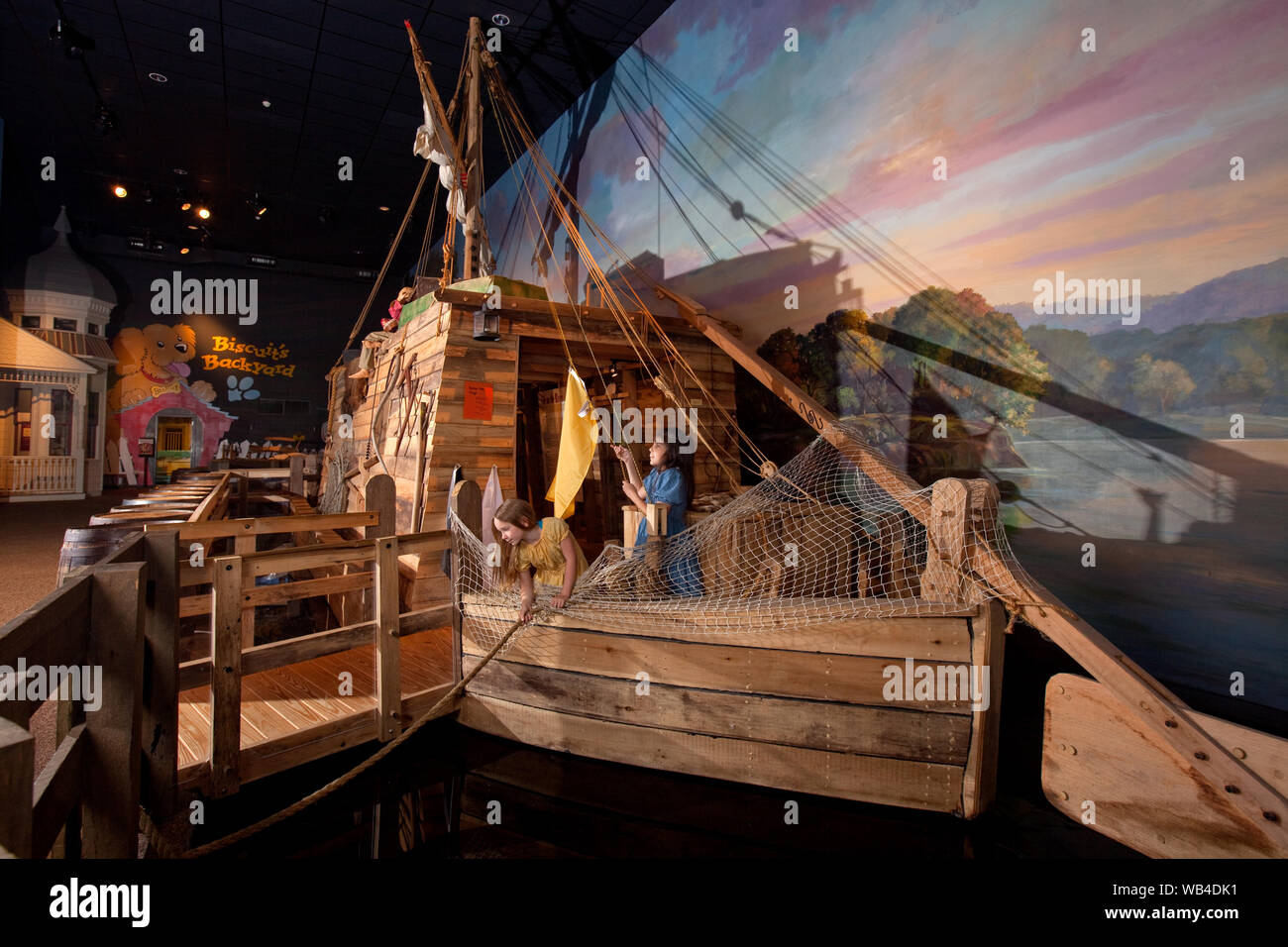 Earlyworks Children's Museum, der Süden größte Hands-on History Museum, in Huntsville, Alabama Stockfoto