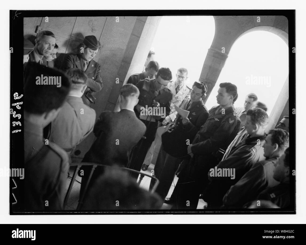 Ostern Broadcast von y.m.c.a. Tower, 1945, am frühen Morgen Abstract / Medium: G. Eric und Edith Matson Fotosammlung Stockfoto