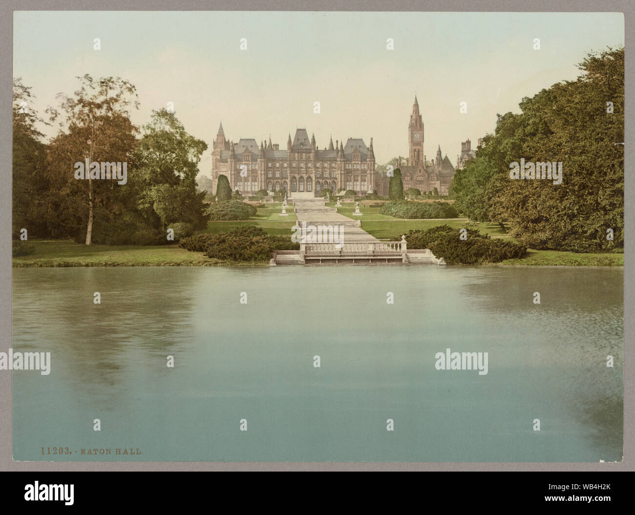 Eaton Hall Abstract / Medium: 1 Drucken: Farbe PHOTOCHROM; Blatt 17 x 23 cm. Stockfoto