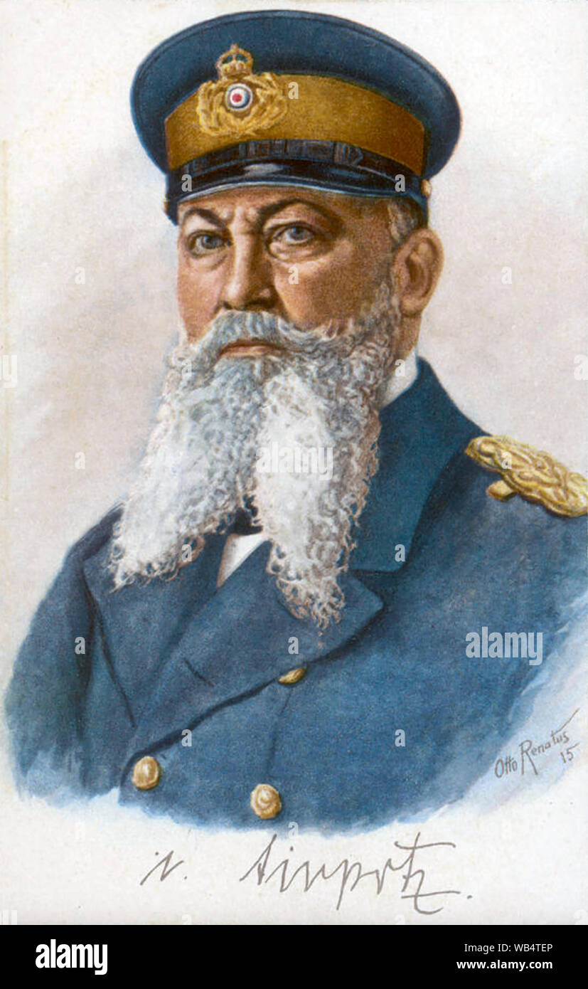 ALFRED von TIRPITZ (1849-1930) Deutsche Grand Admiral 1903 Stockfoto