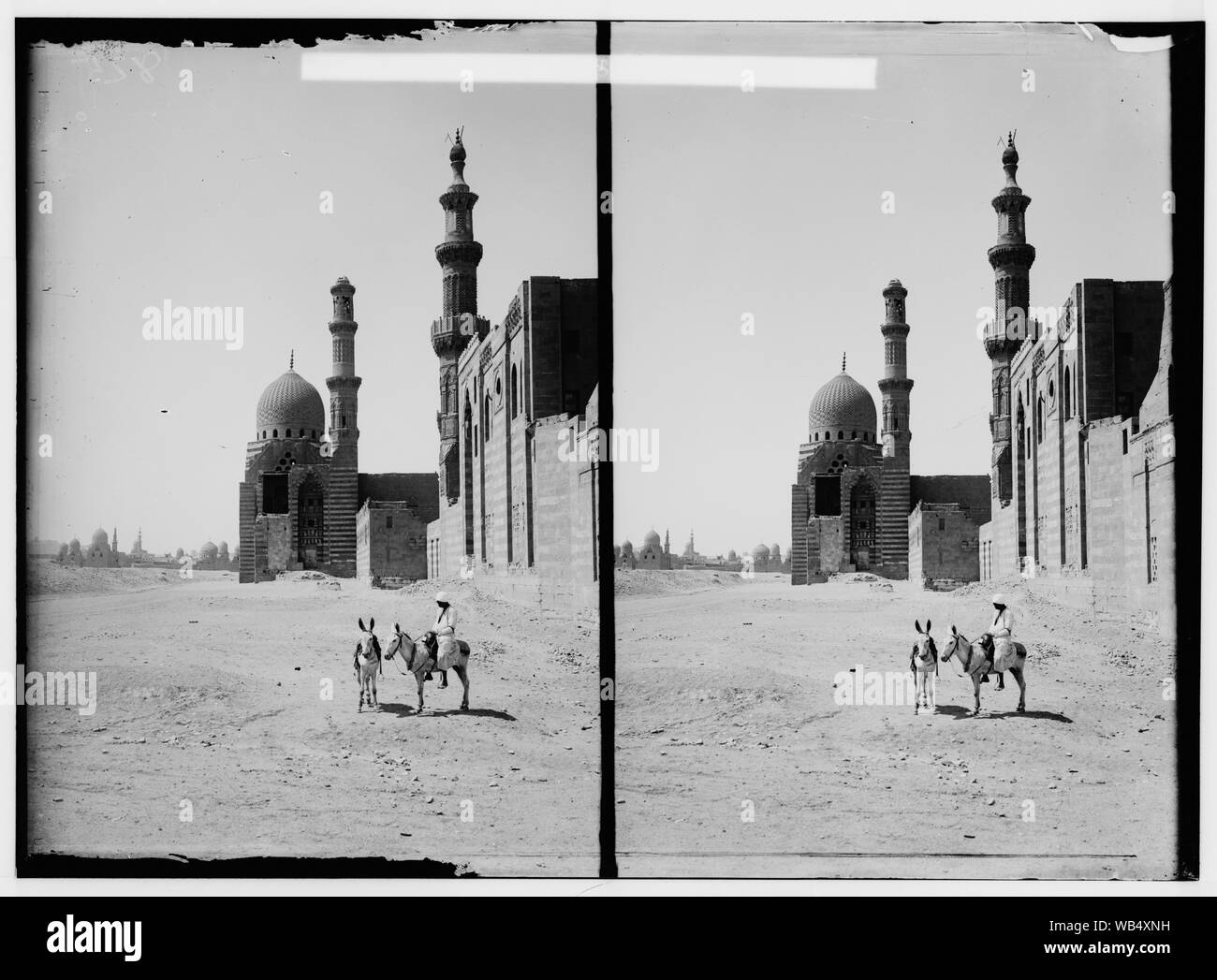 Ägyptische Ansichten; Kairo (masr). Grab - Moschee von Sultan el-Ashraf Abstract / Medium: G. Eric und Edith Matson Fotosammlung Stockfoto