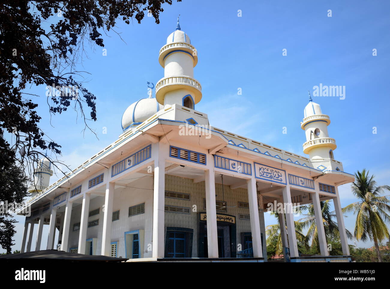 Nur als Salam Moschee der muslimischen Gemeinschaft in Phnom Penh, Kambodscha Stockfoto