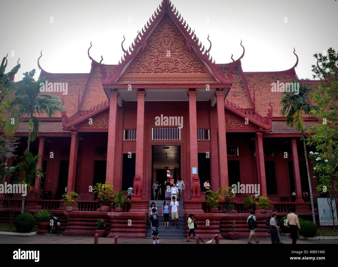 Kambodscha Nationalmuseum für Archäologie und Traditionelle Kunst in Phnom Penh. Stockfoto