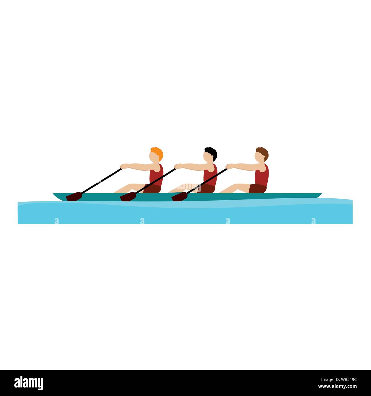 Abstrakte Schwimmen Sport Stock Vektor