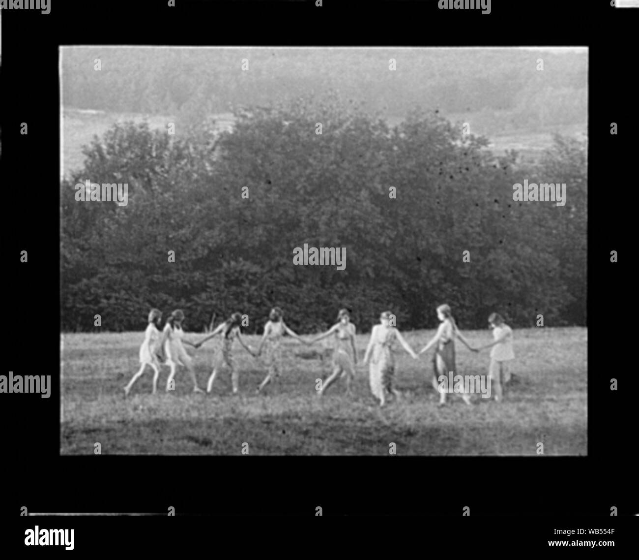 Elizabeth Duncan Tänzer Abstract / Medium: Genthe, Arnold, 1869-1942. Stockfoto