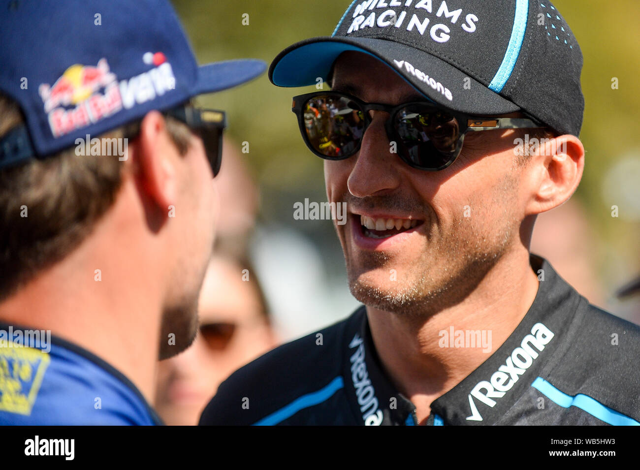 Robert Kubica von Williams F1 Team während der VERVA Street Racing Event, einem der größten Racing automotive Festival in Polen. Stockfoto