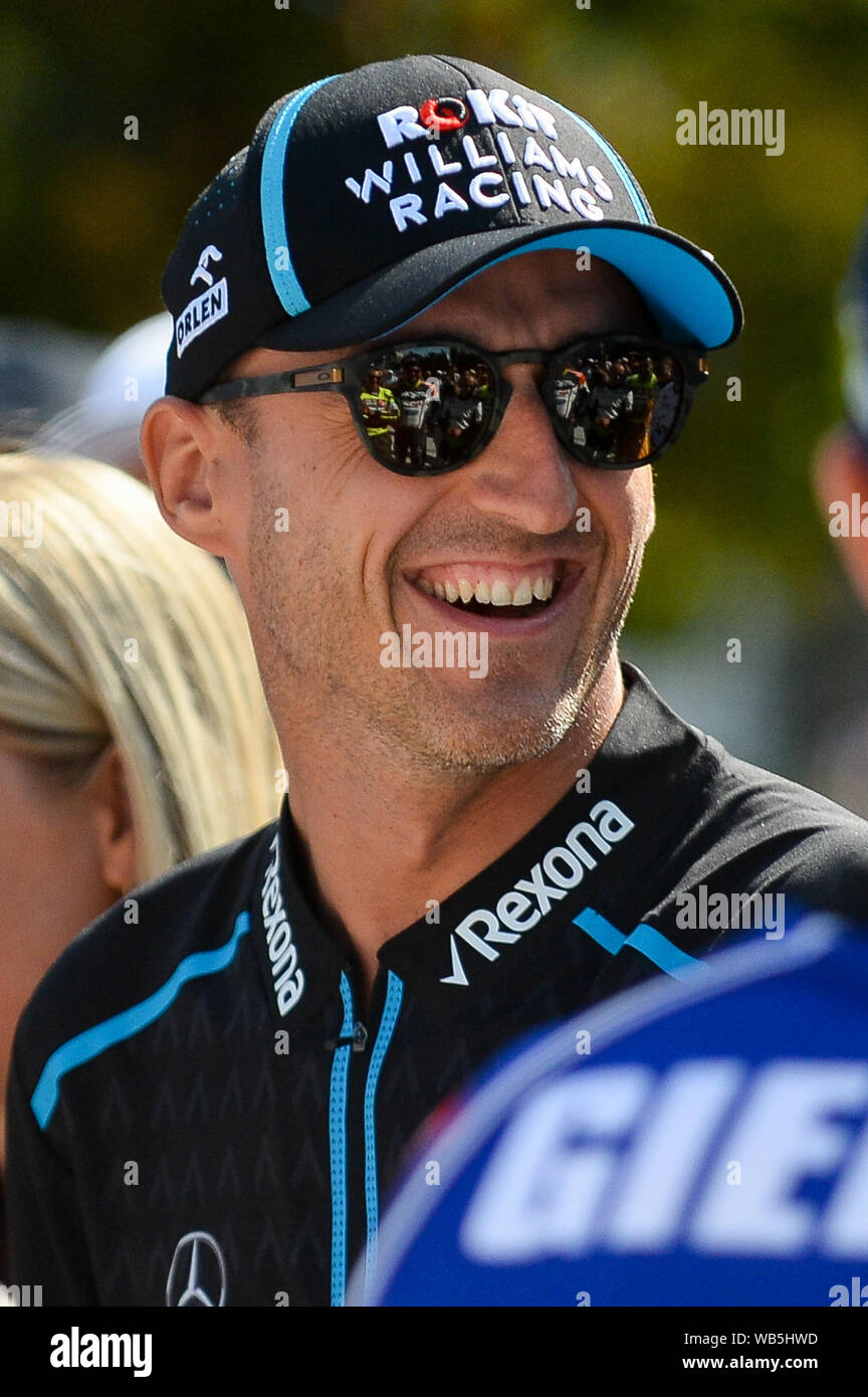 Robert Kubica von Williams F1 Team während der VERVA Street Racing Event, einem der größten Racing automotive Festival in Polen. Stockfoto