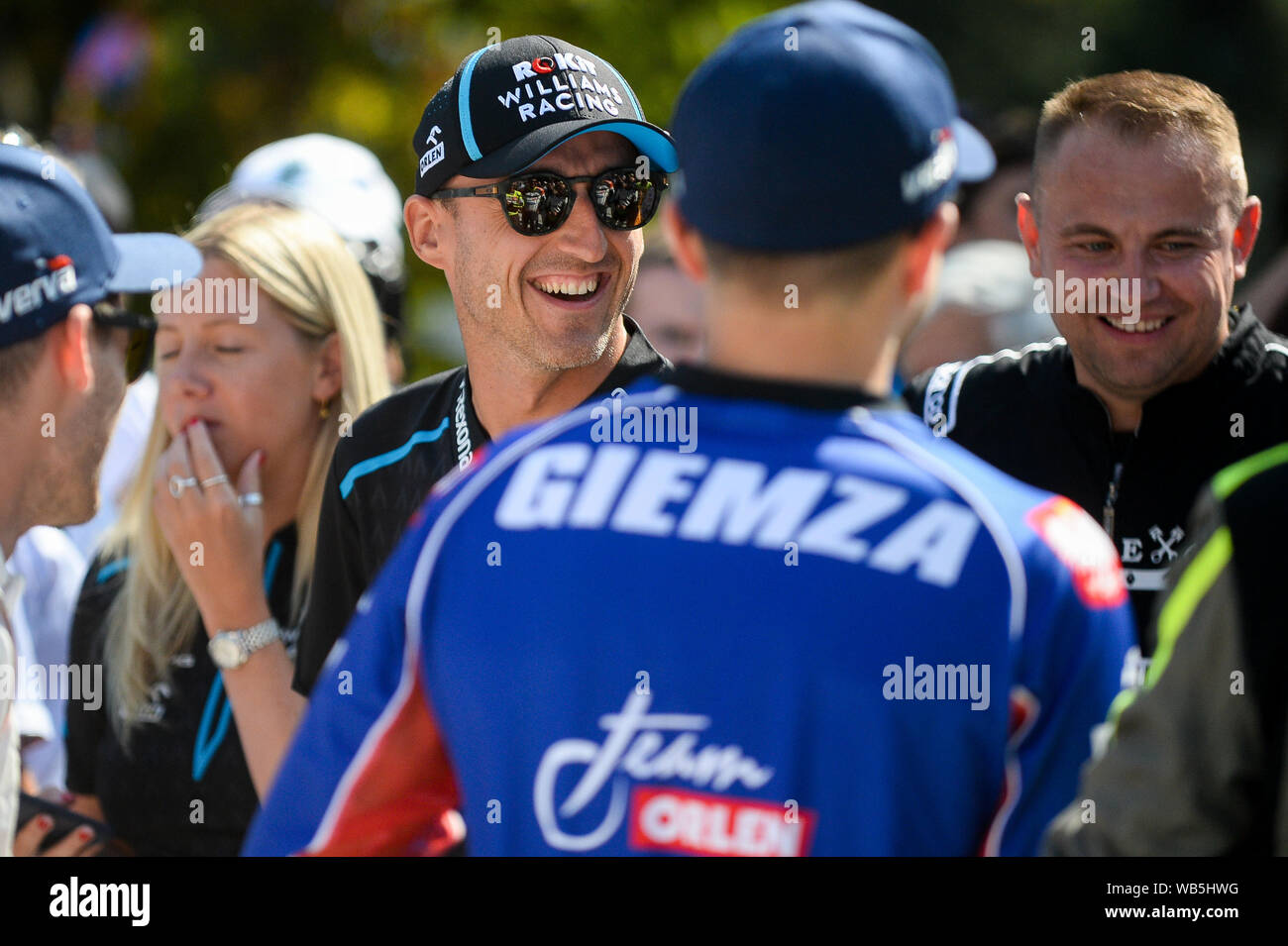 Robert Kubica von Williams F1 Team während der VERVA Street Racing Event, einem der größten Racing automotive Festival in Polen. Stockfoto