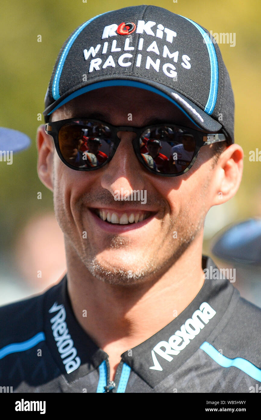 Robert Kubica von Williams F1 Team während der VERVA Street Racing Event, einem der größten Racing automotive Festival in Polen. Stockfoto