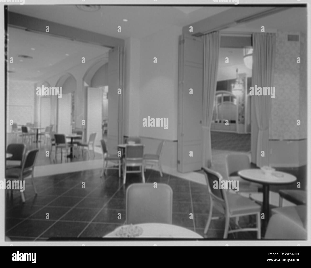 Essex House, Kolonnaden. Abstract / Medium: Gottscho-Schleisner Sammlung Stockfoto