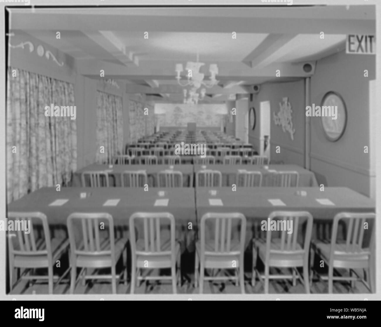 Essex House, Kolonnaden. Abstract / Medium: Gottscho-Schleisner Sammlung Stockfoto