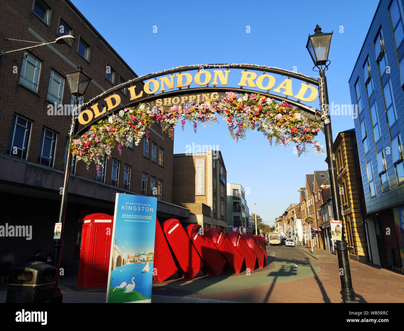 Großbritannien, England, Surrey, Kingston upon Thames London Road Stockfoto
