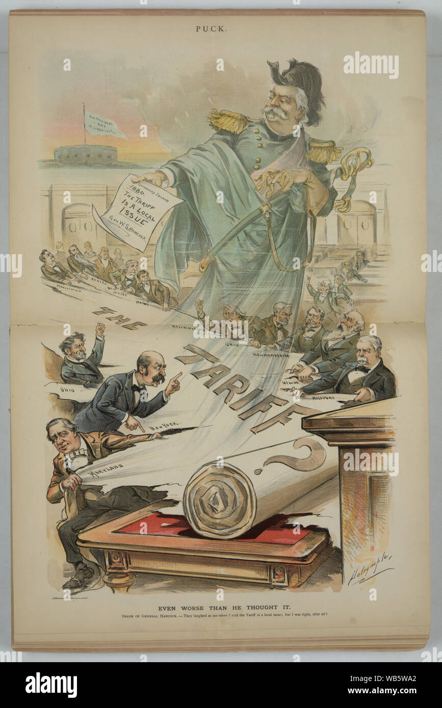 Noch schlimmer als er dachte/Dalrymple. Abstract / Medium: 1 Print: chromolithograph. Stockfoto