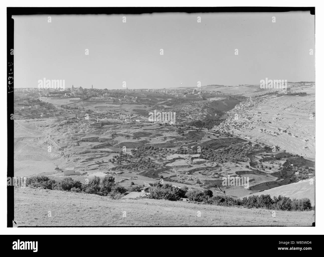 Abendlicht auf Jerusalem genommen fr [om]S. in der Nähe der Residency Abstract / Medium: G. Eric und Edith Matson Fotosammlung Stockfoto