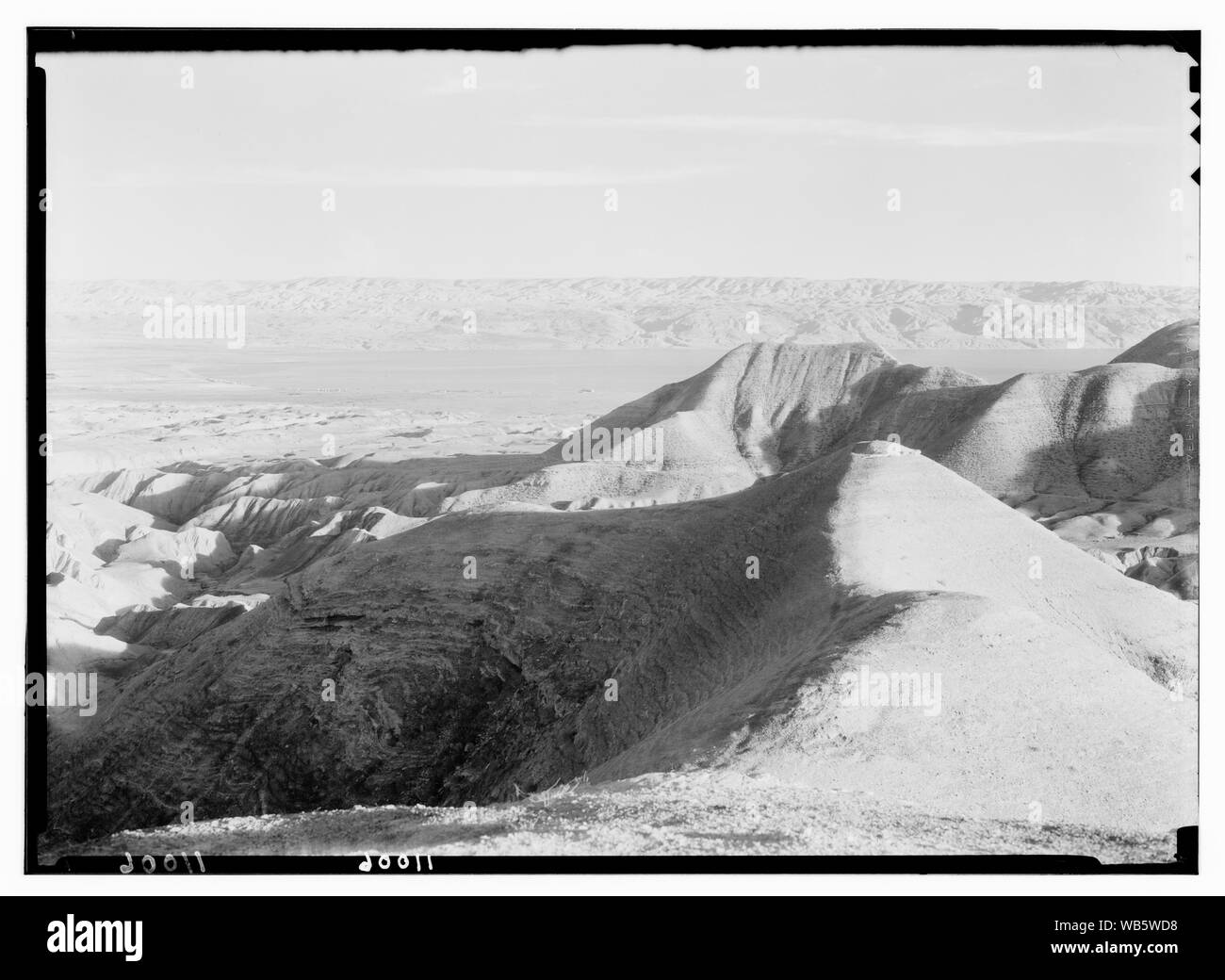 Abendlicht auf Moab Mts. von Neby Mousa [d. h. Nebi Musa] Abstract / Medium: G. Eric und Edith Matson Fotosammlung Stockfoto
