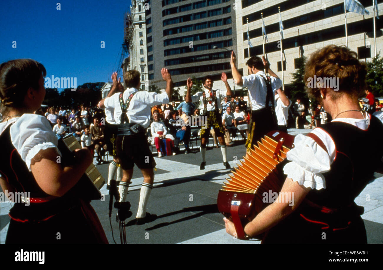 Veranstaltung an der Pennsylvania Avenue, Washington, D.C Stockfoto