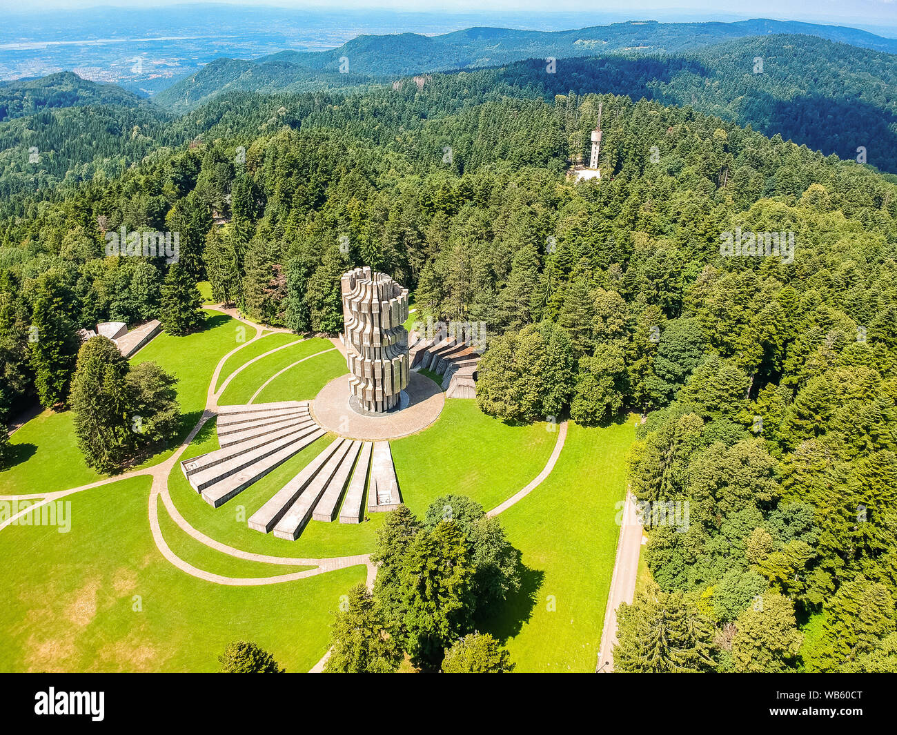 Mrakovica, Bosnien und Herzegowina 15. Juli 2019. Konkrete Denkmal