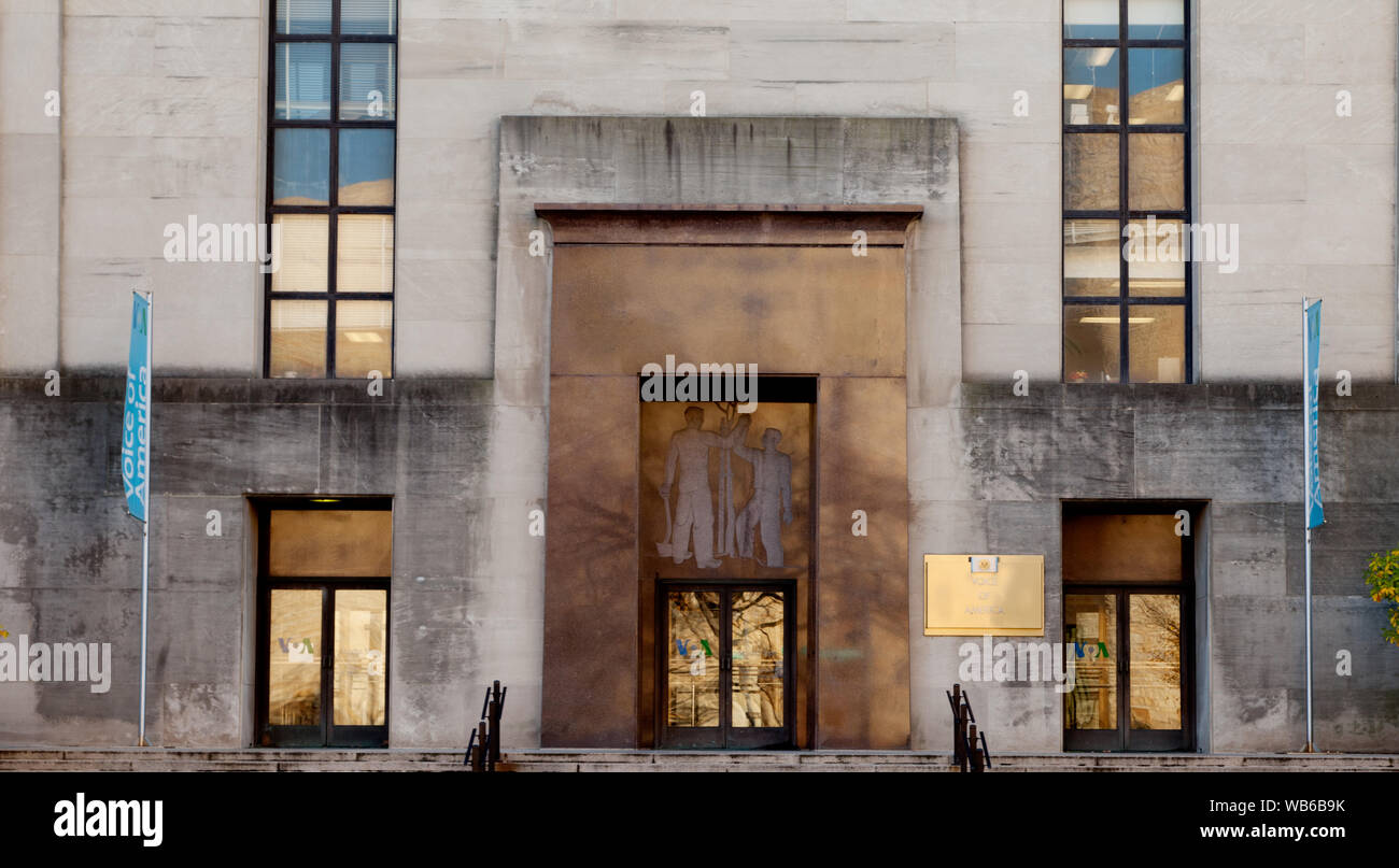 Außenansicht des Wilbur J. Cohen Federal Building, Washington, D.C Stockfoto