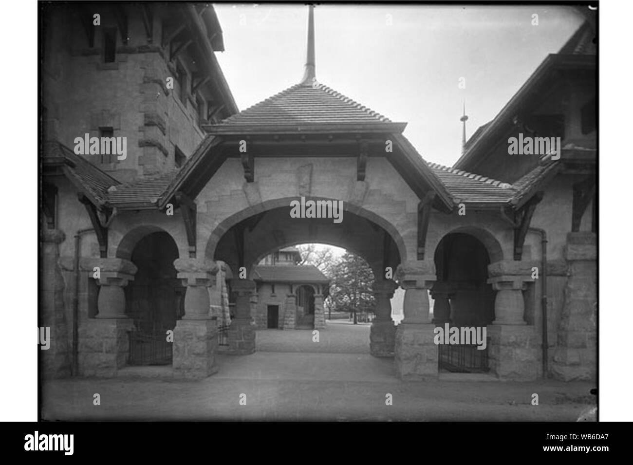 Ecole de Sécheron Corporate d ‥ 99 entrée avril 1914. Stockfoto