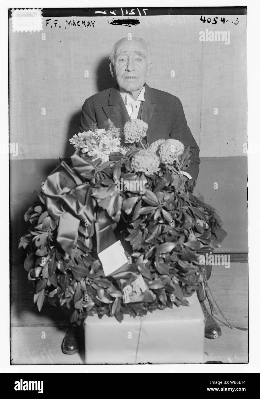 F.F. Mackay Abstract / Medium: 1 Negativ: Glas; 5 x 7 in. oder kleiner. Stockfoto