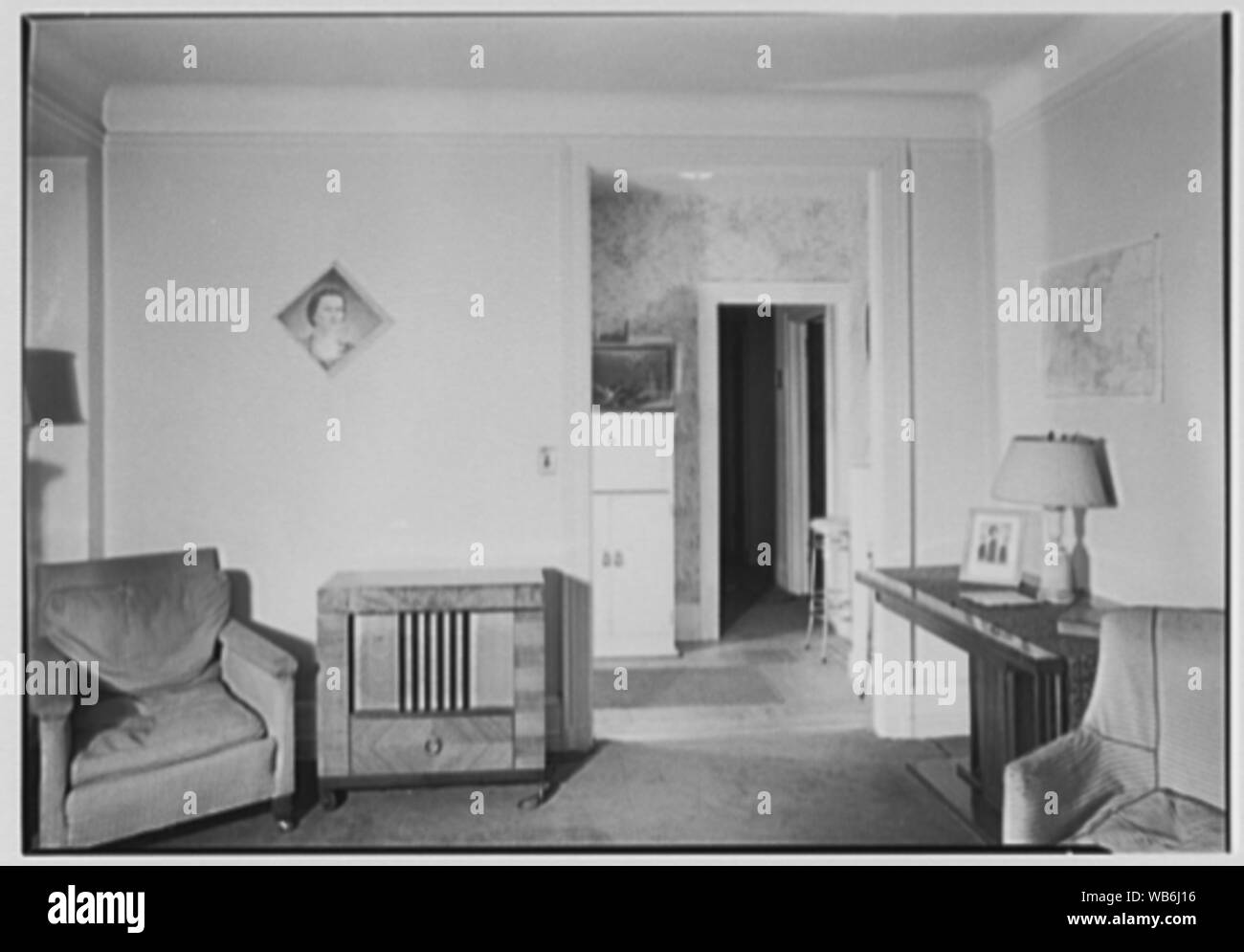 F.W. Hobbs, Residenz am 34-14 81st St., Jackson Heights, Queens. Abstract / Medium: Gottscho-Schleisner Sammlung Stockfoto