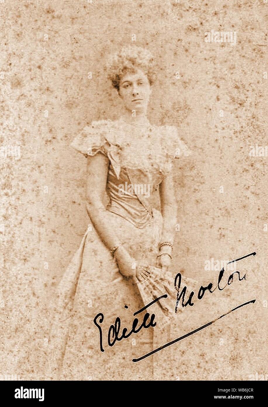 Edith Wharton C. 1880. Stockfoto
