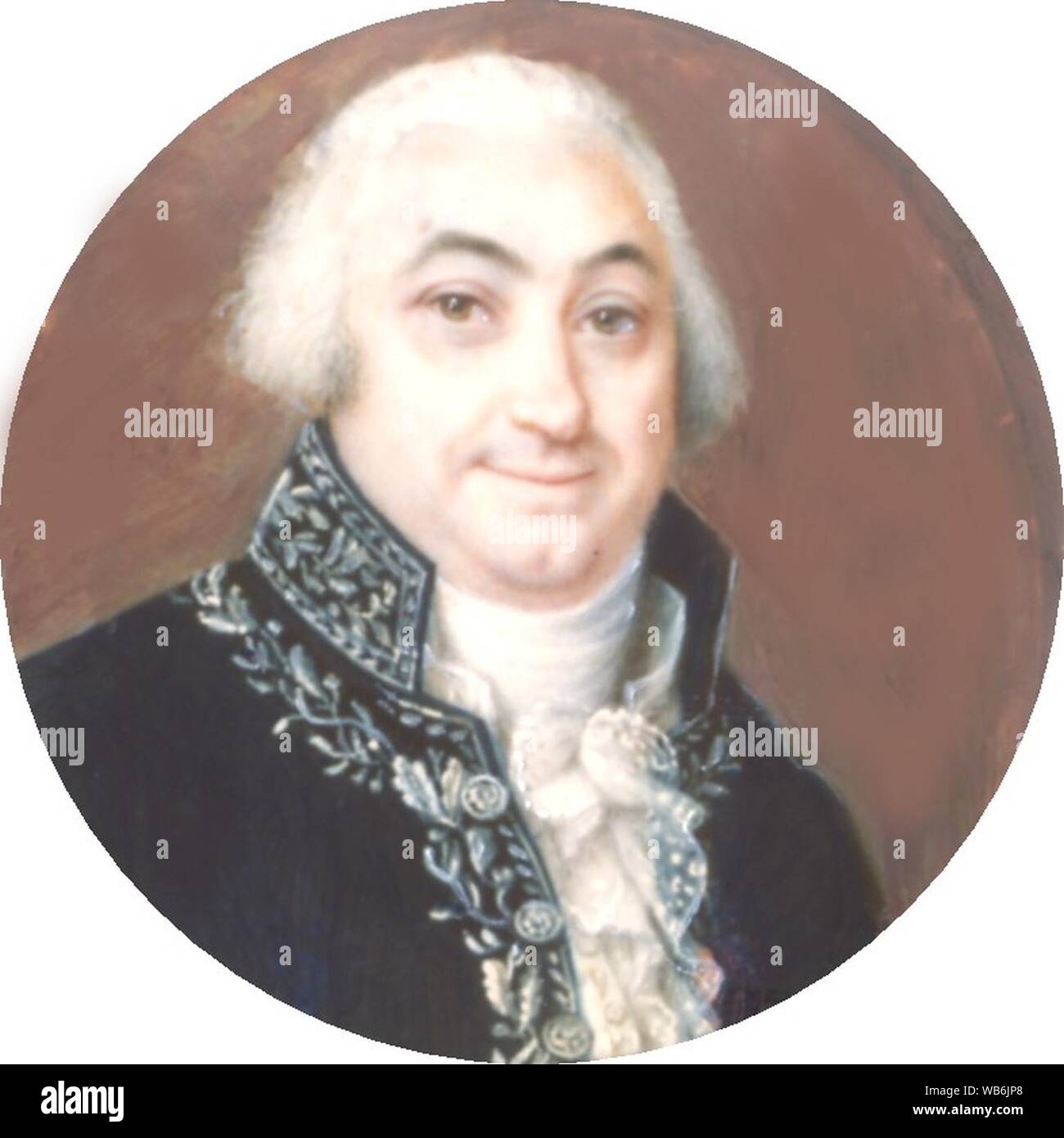 Edme Louis Barthélemy Bailly de Lantilly. Stockfoto