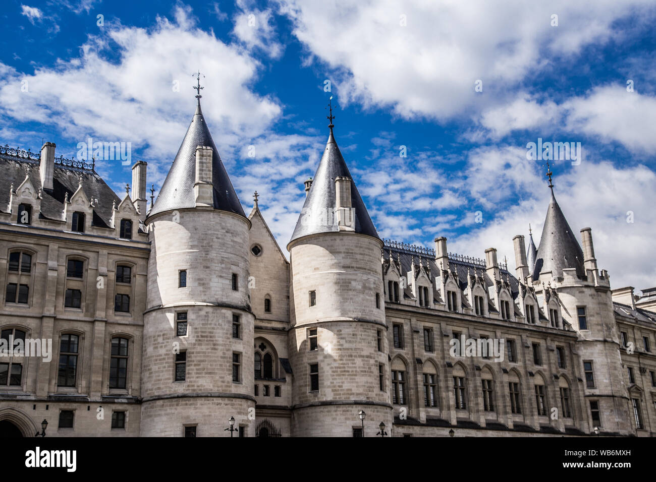Blick von der Bateaux Mouches in Paris, Frankreich Stockfoto