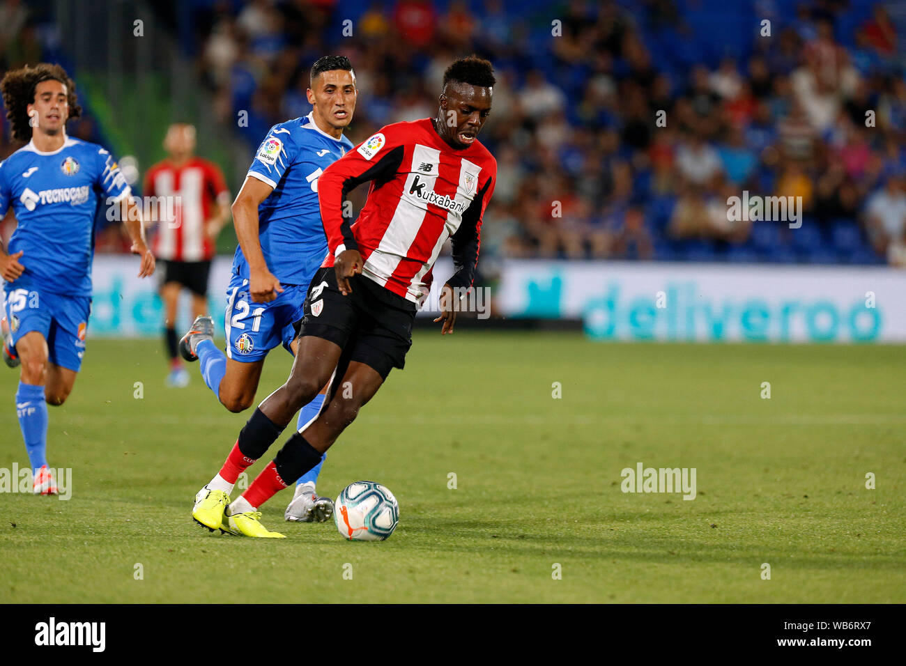 Athletic Club de Bilbao Inaki Williams in Aktion während der spanischen La Liga Match zwischen Getafe CF und Athletic Club de Bilbao bei Coliseum Alfonso Perez Getafe. (Final Score: Getafe CF 1:1 Athletic Club de Bilbao) Stockfoto