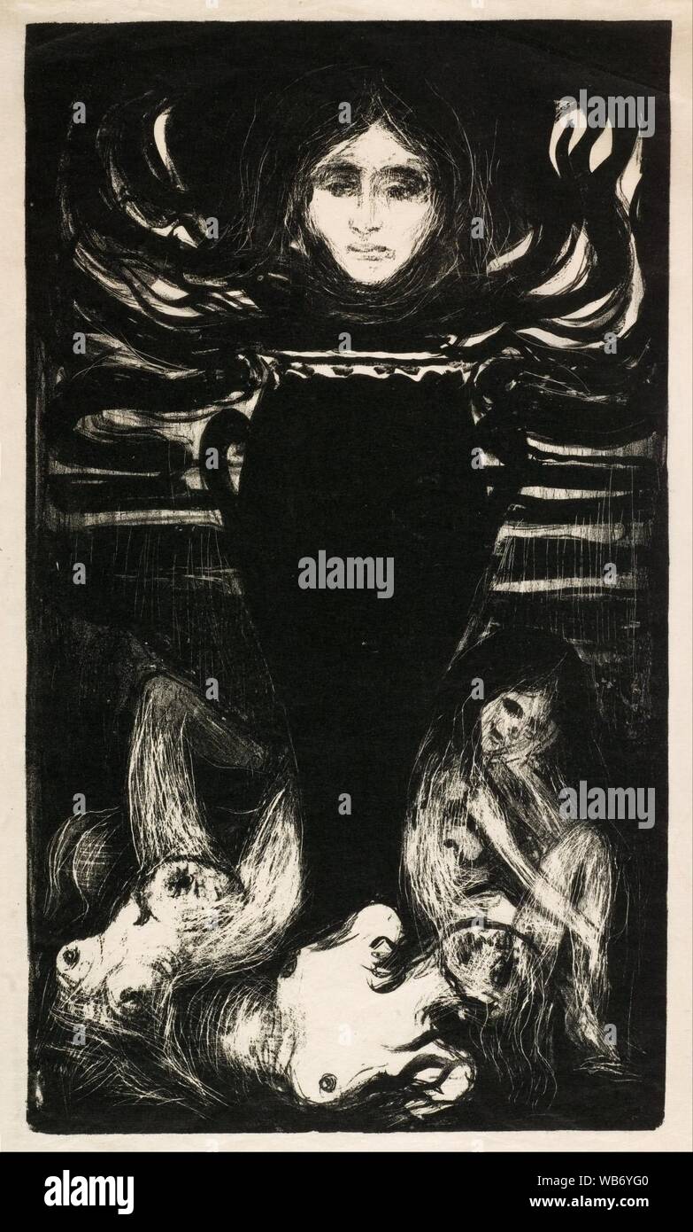 Edvard Munch - die Urne Stockfoto