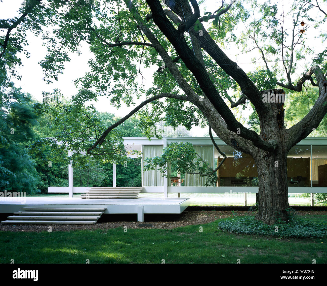 Farnsworth House, Plano, Illinois Stockfoto