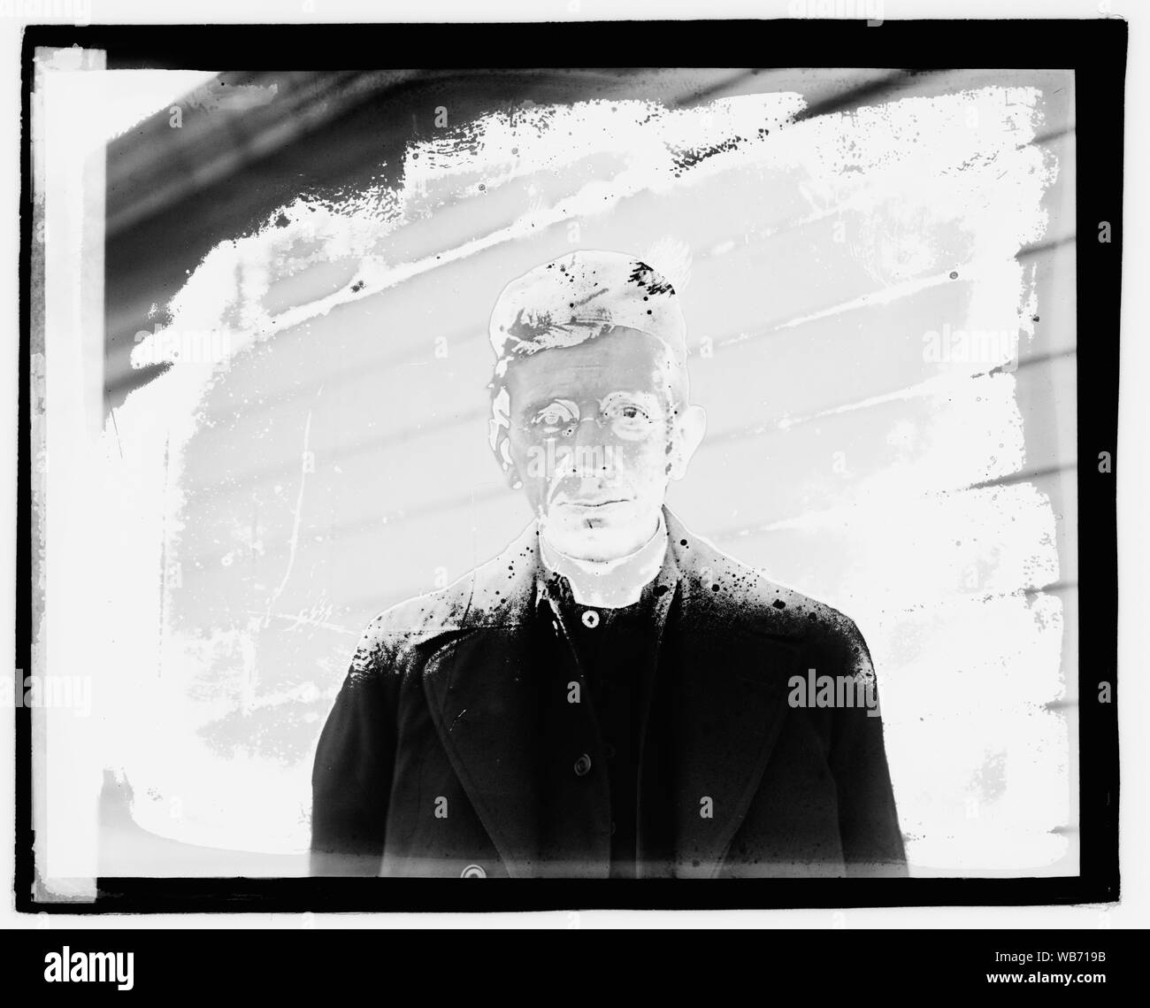 Vater Francis A. Toudort [?], 1/6/21 Abstract / Medium: Nationale Foto- Sammlung Stockfoto