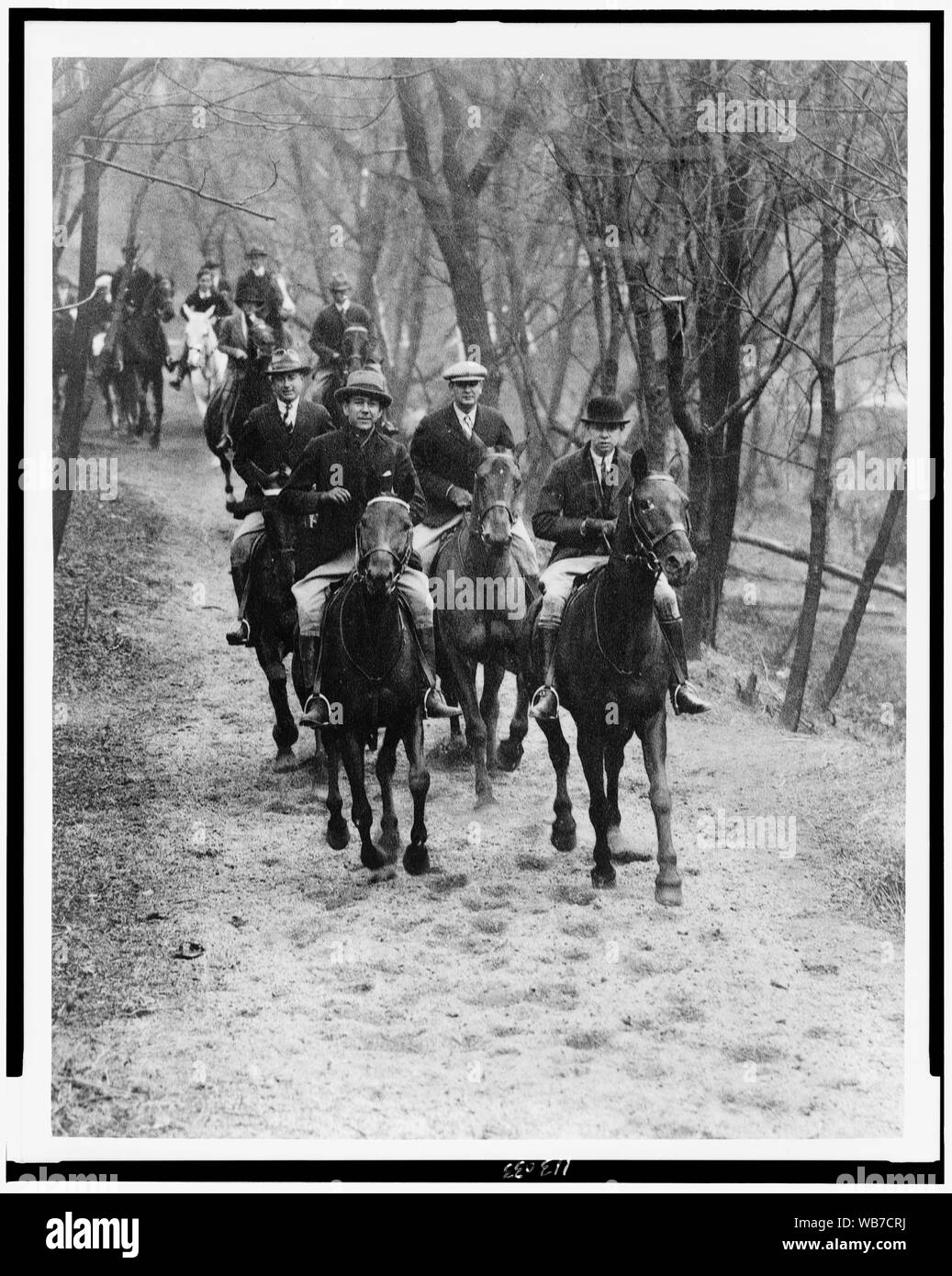 Erste Schatzsuche der Jahreszeit in der nationalen Capitol vom Reiten und Jagen club Abstract / Medium: 1 Fotoabzug. Stockfoto
