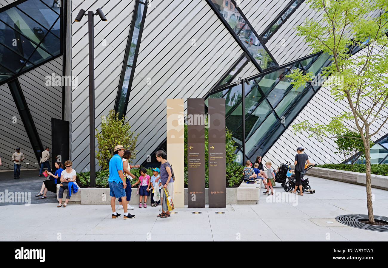 Royal Ontario Museum, ROM Stockfoto