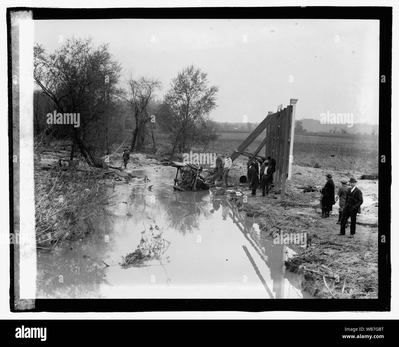 Überschwemmung, 4/30/23 Abstract / Medium: Nationale Foto- Sammlung Stockfoto