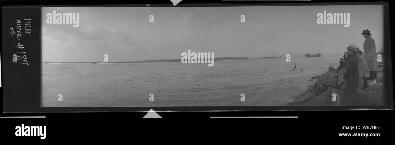 Florida, Ostküste Einlass, winter Abstract / Medium: 1 Foto: Nitrat negativ; 11 x 31 cm. (4x12-Format) Stockfoto
