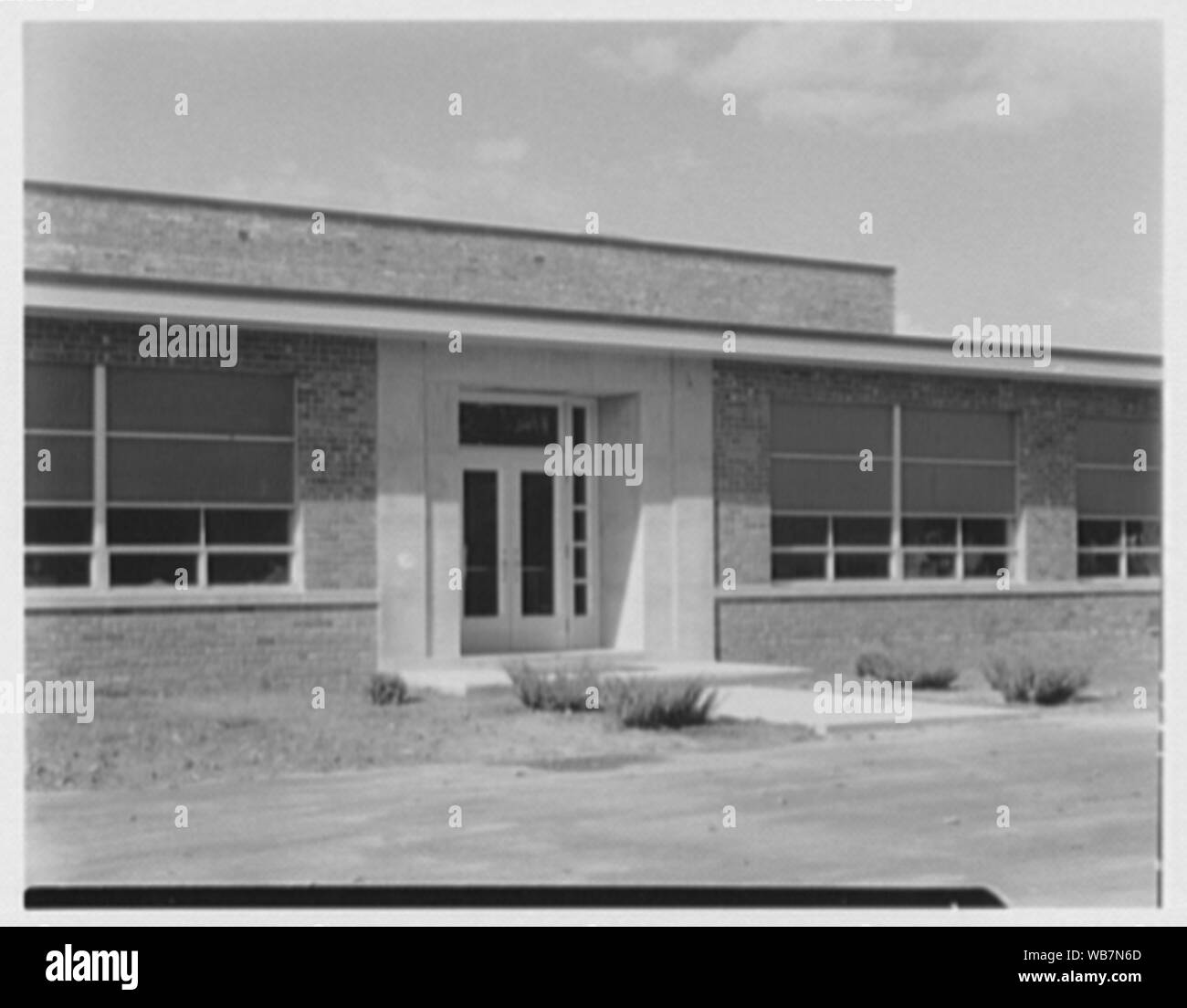 Wald Bach Grundschule, Hauppauge, Long Island. Abstract / Medium: Gottscho-Schleisner Sammlung Stockfoto