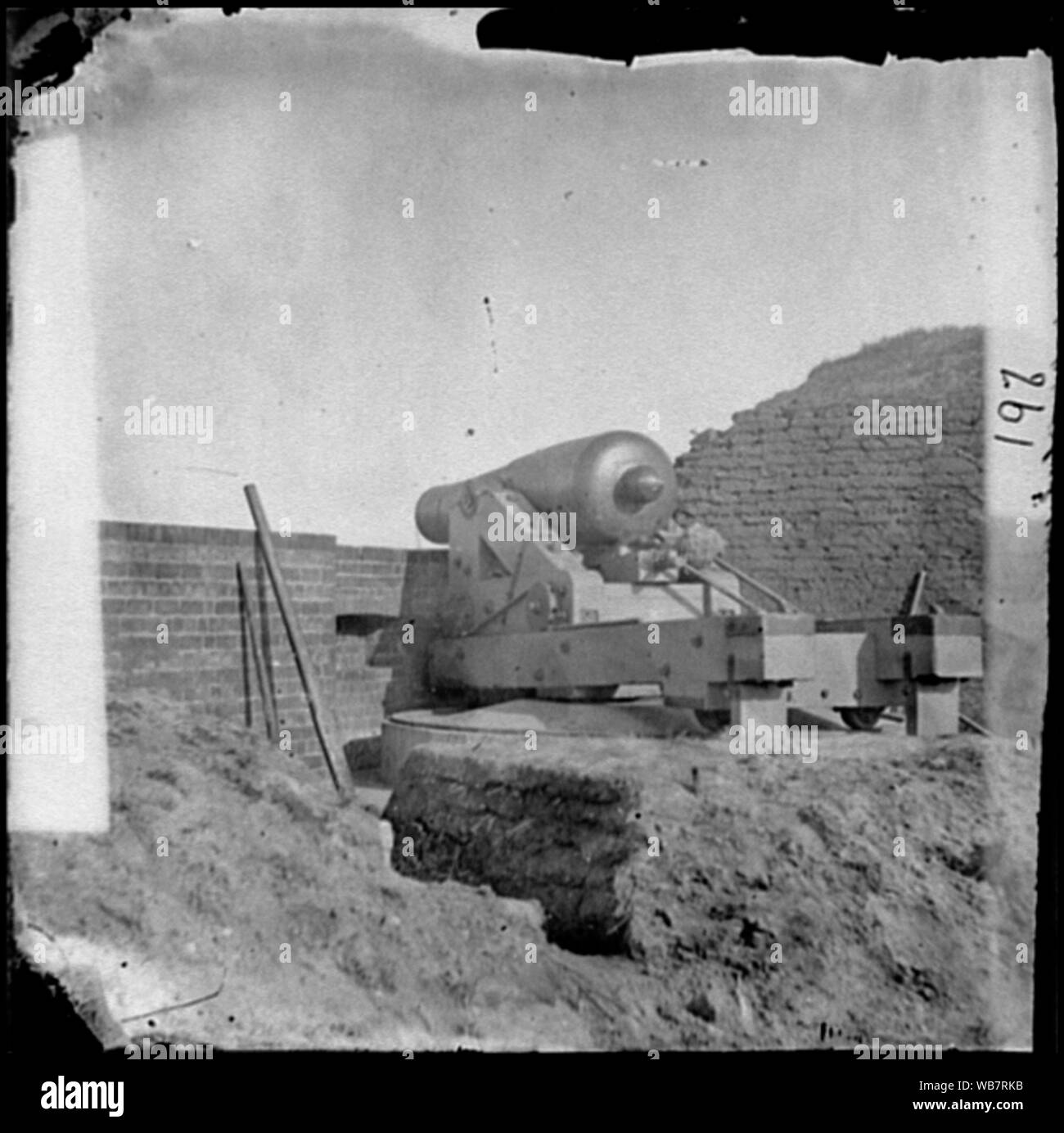 Fort Pulaski, Ga die Beauregard gun Abstract: Ausgewählte Bürgerkrieg Fotografien, 1861-1865 Stockfoto