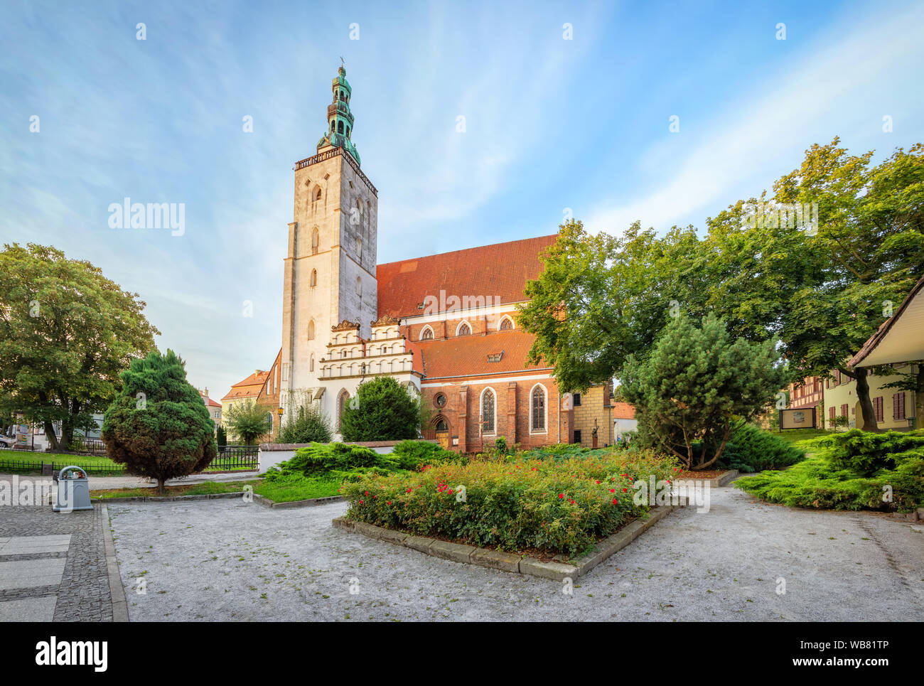 Der heilige Johannes der Evangelist Basilika in Olesnica, Niederschlesien, Polen Stockfoto