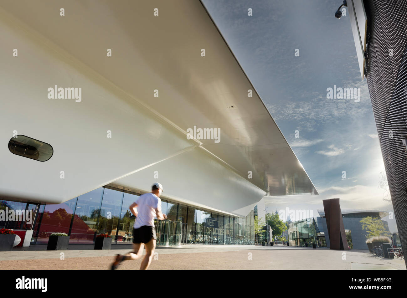 Kleinen Platz vor dem Stedelijk Museum, Amsterdam Stockfoto